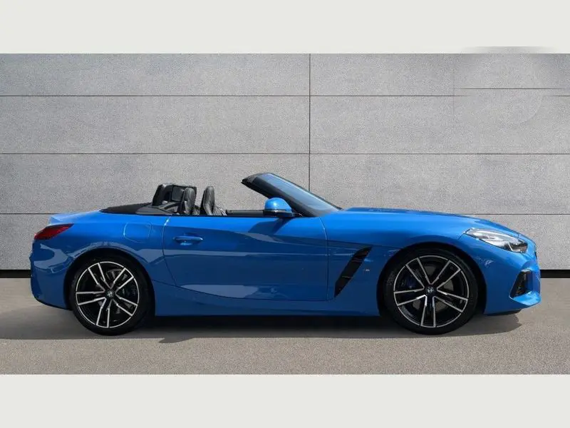 Side profile of a BMW Z4 Series Car, highlighting its design.