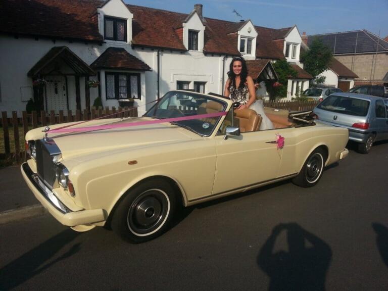 Rolls Royce Corniche Convertible Wedding Cars for Rent