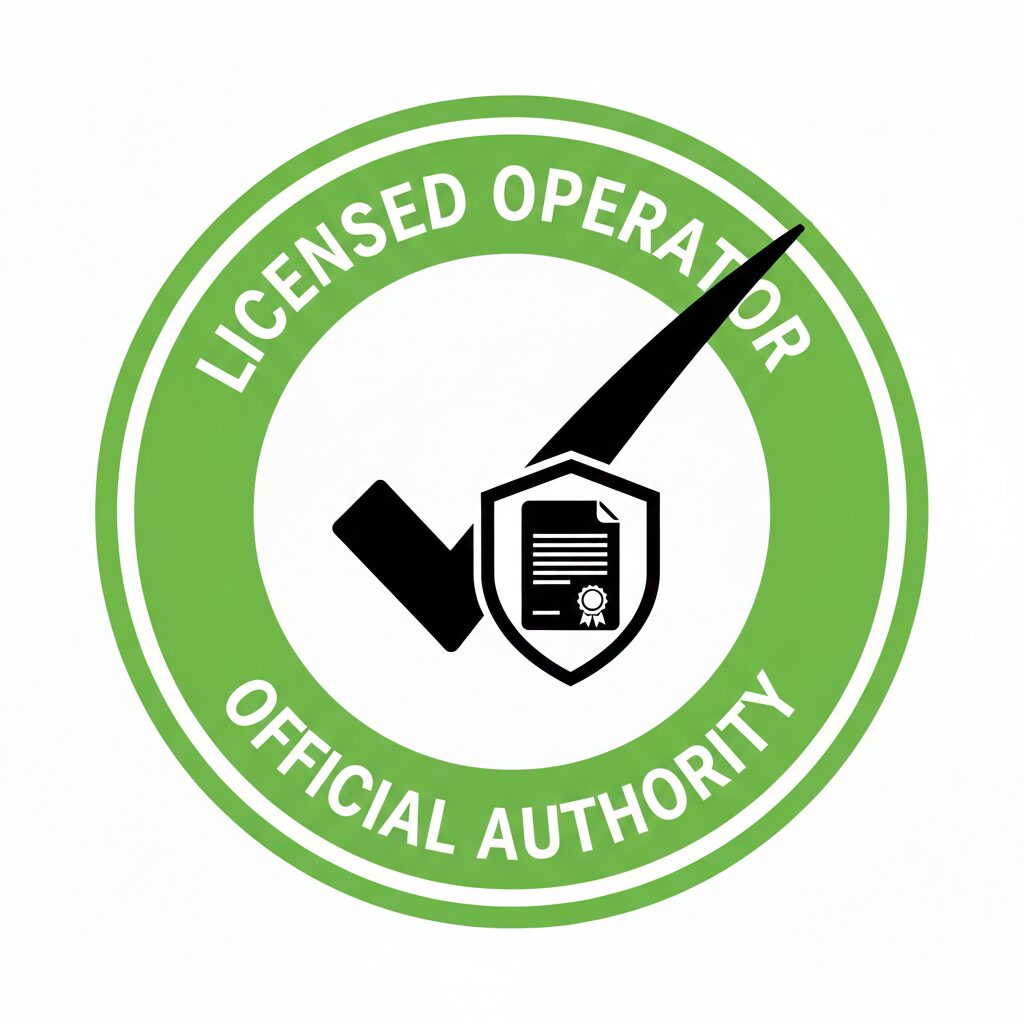 Licensed UK prom car hire operator badge